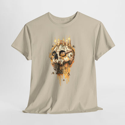 Elemental Skull Honeycore Unisex Heavy Cotton Tee