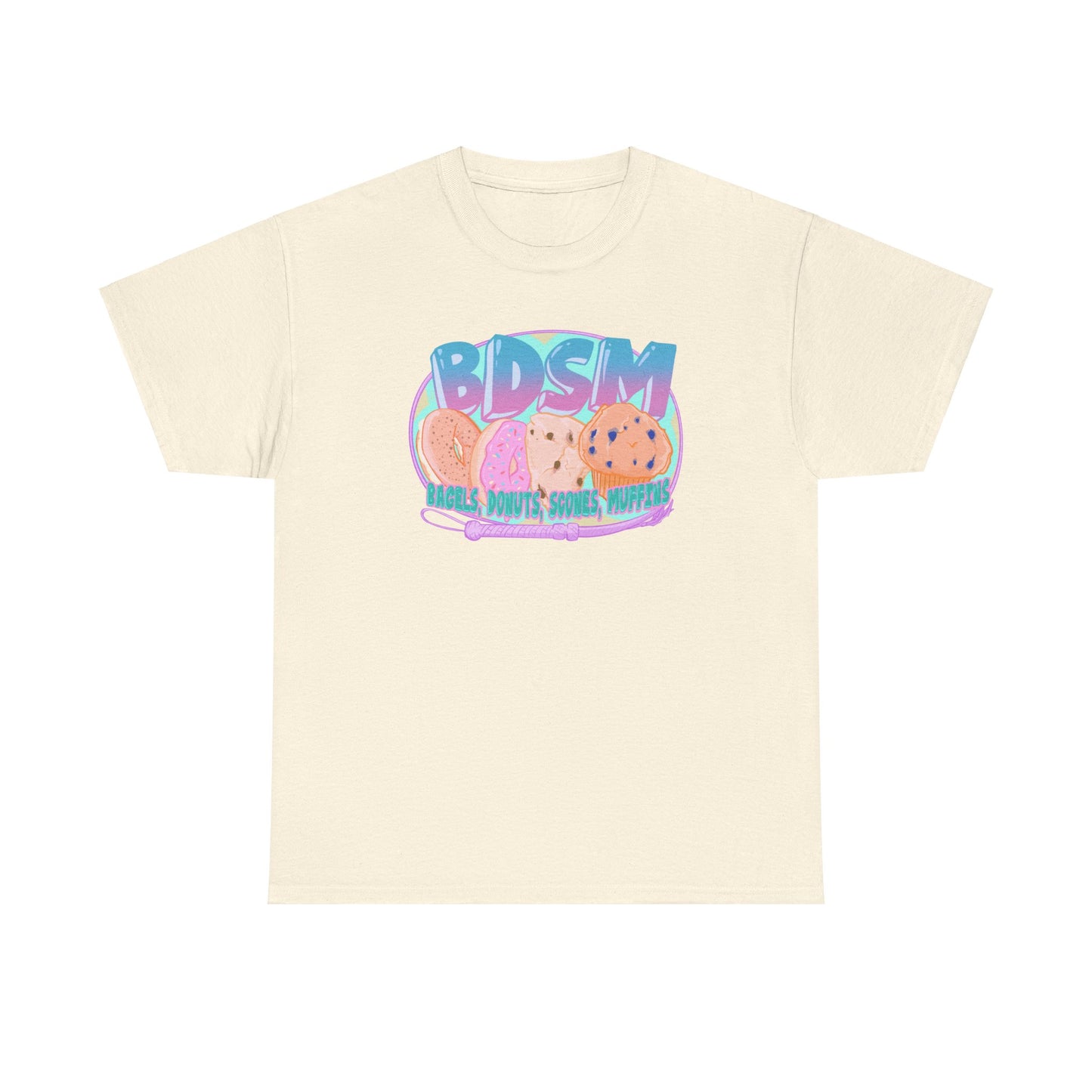 Bagels Donuts Scones Muffins Unisex Heavy Cotton Tee