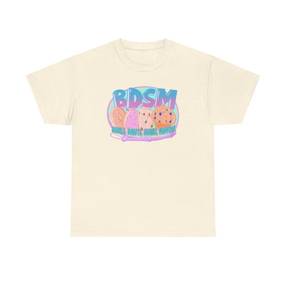 Bagels Donuts Scones Muffins Unisex Heavy Cotton Tee