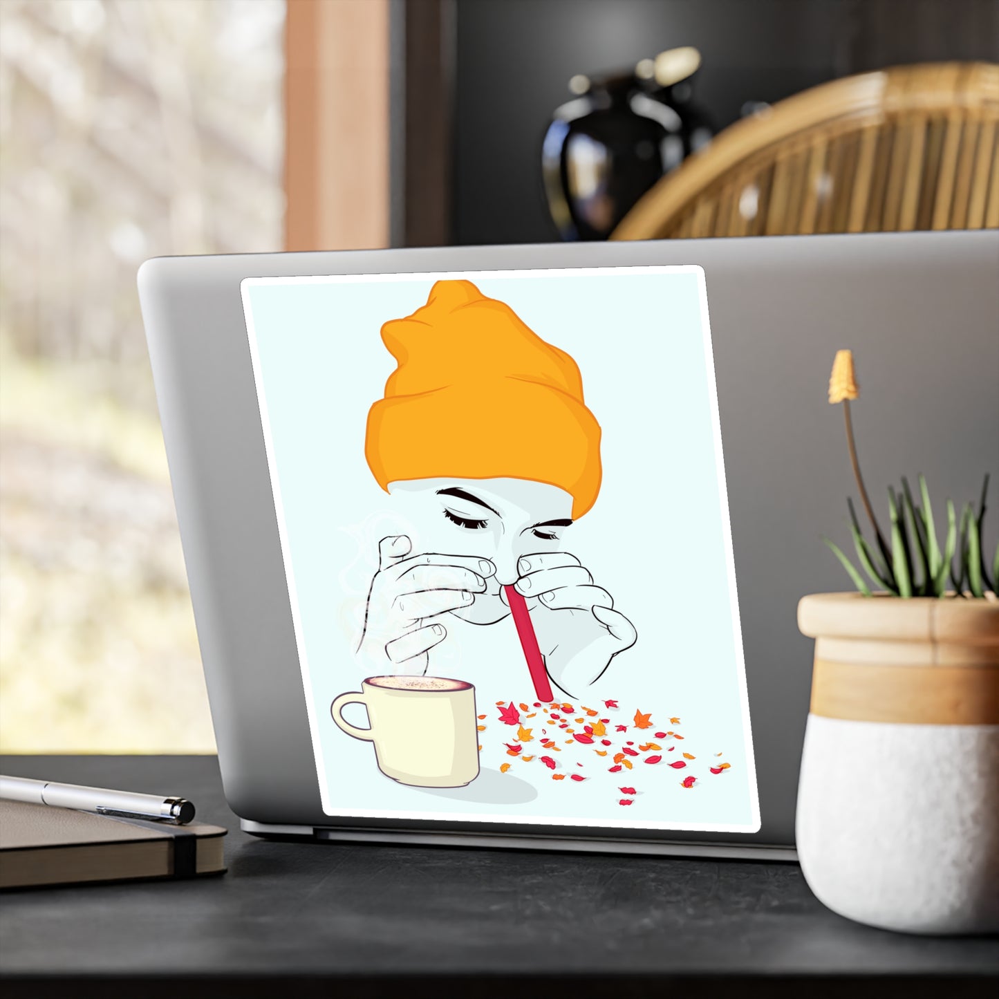 Fall Addict Kiss-Cut Vinyl Decal