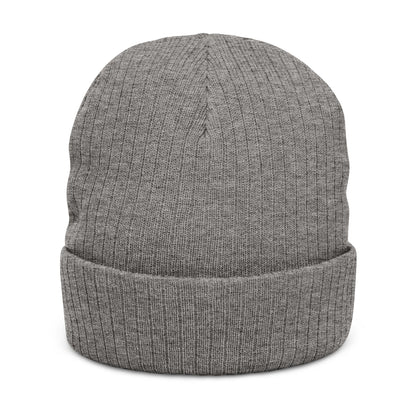 LVB 26 Logo Ribbed Knit Beanie Embroidered