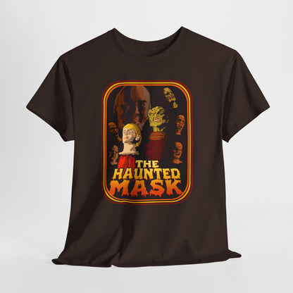 Haunted Mask Unisex Heavy Cotton Tee