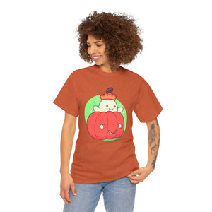 Pumpkin Ghost Unisex Heavy Cotton Tee