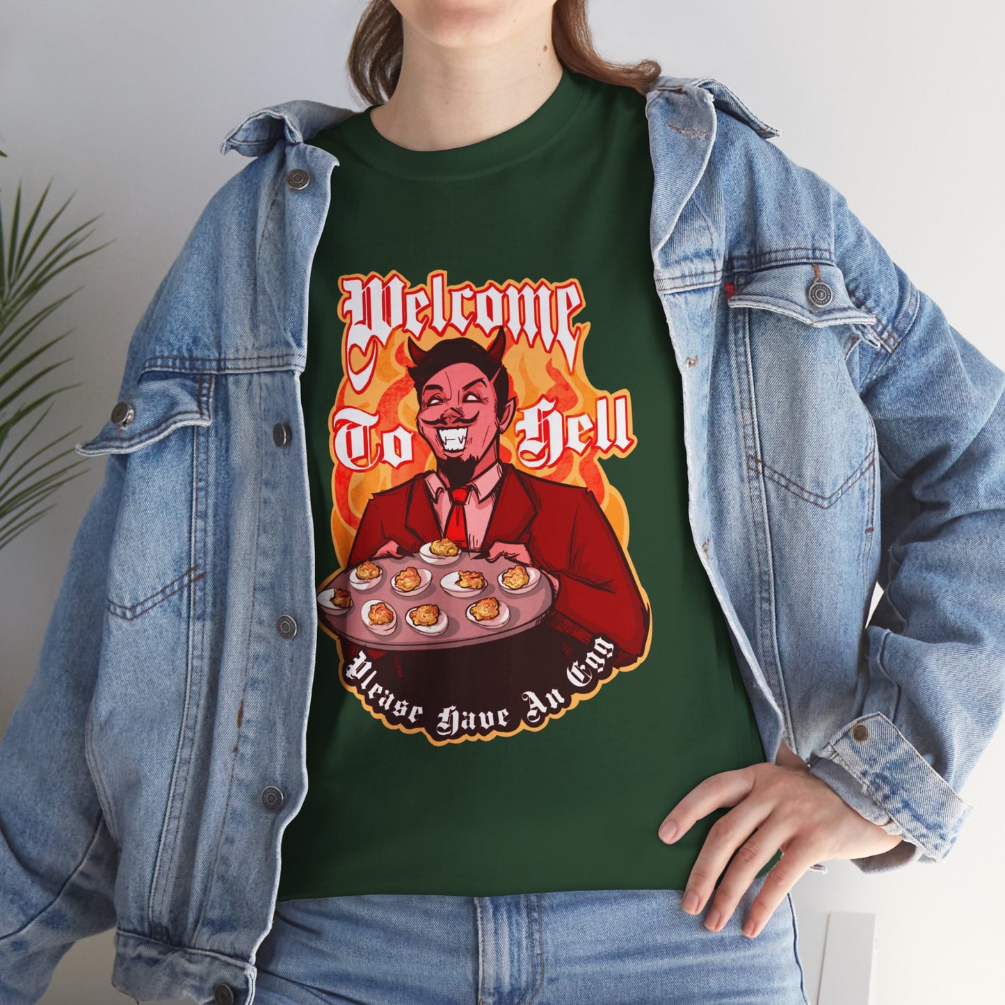 Deviled Eggs Unisex Heavy Cotton Tee