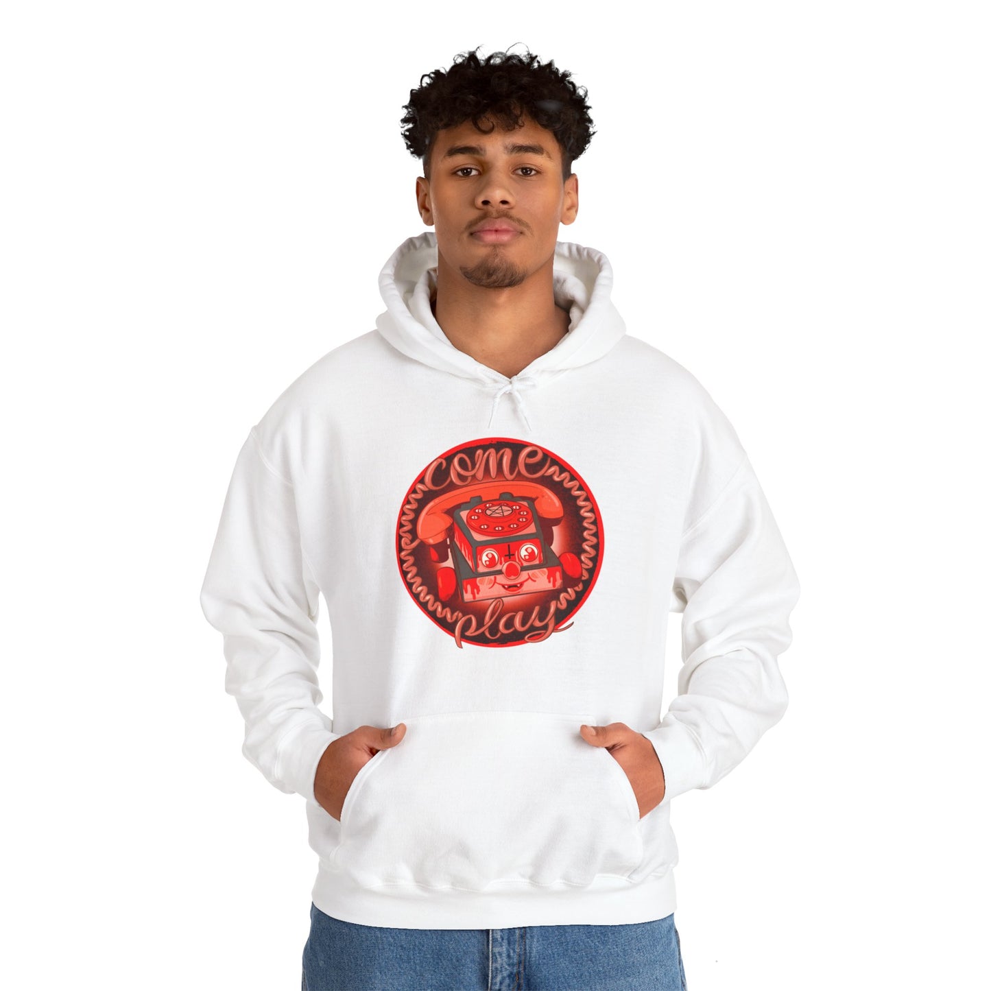 Ring Ring Unisex Heavy Blend Hooded Sweatshirt