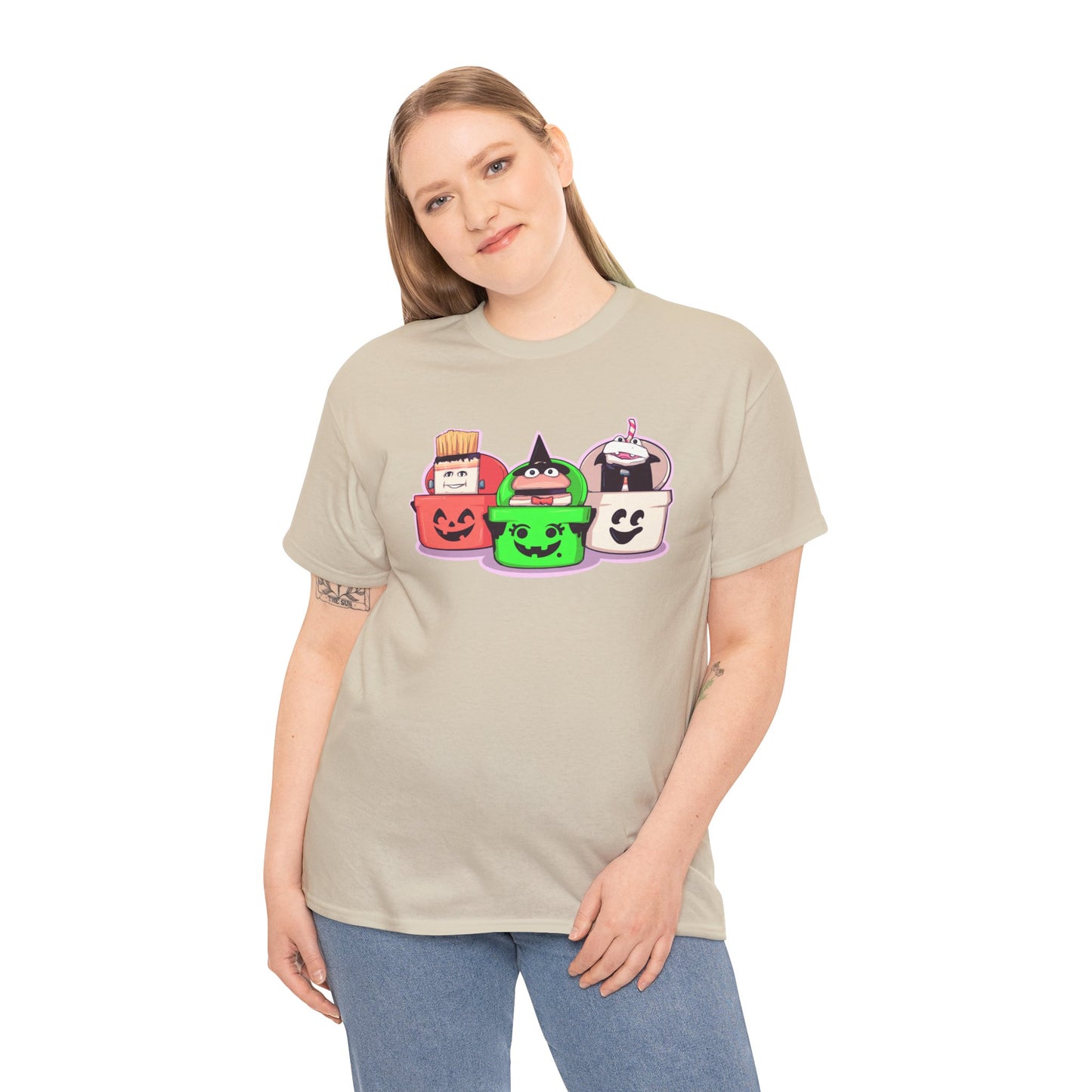Spooky Fast Food Unisex Heavy Cotton Tee