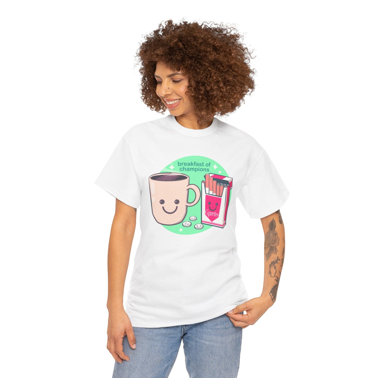 Breakfast of Champions Unisex Heavy Cotton Tee