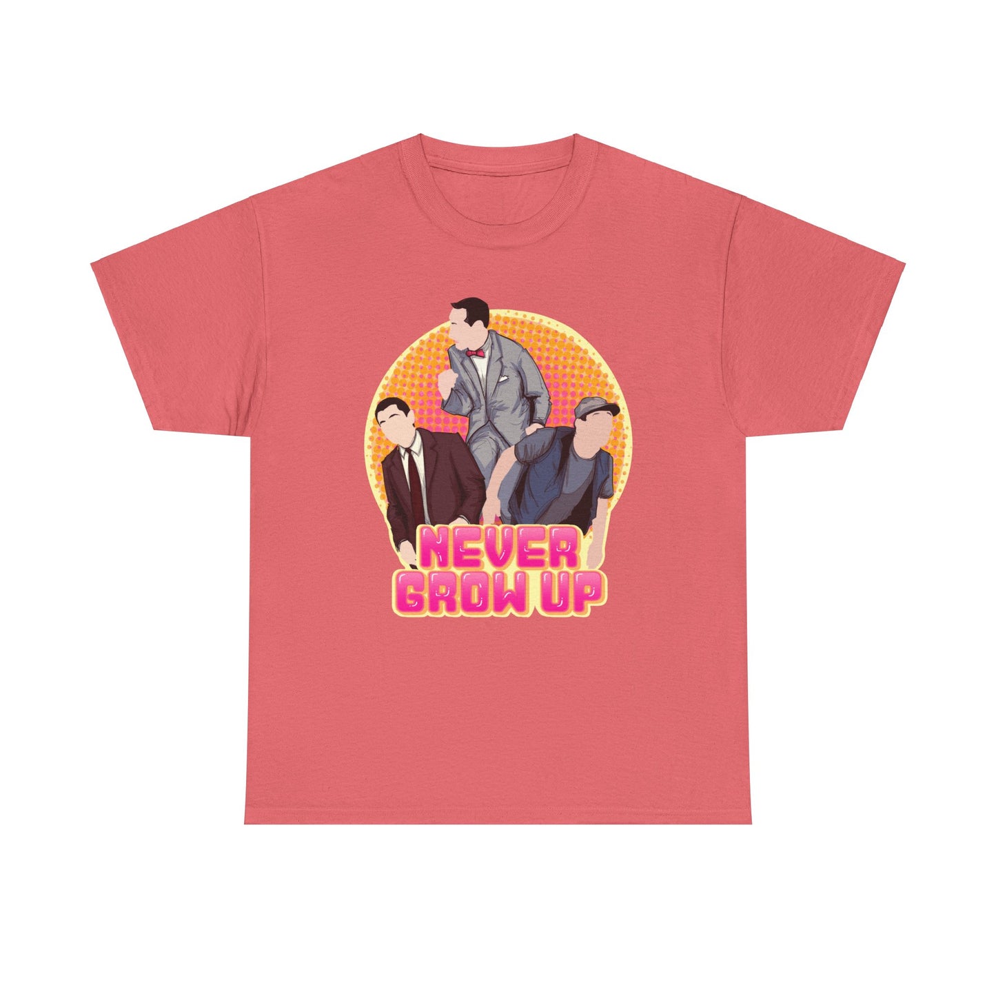 Never Grow Up Unisex Heavy Cotton Tee