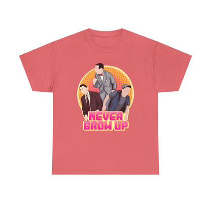 Never Grow Up Unisex Heavy Cotton Tee