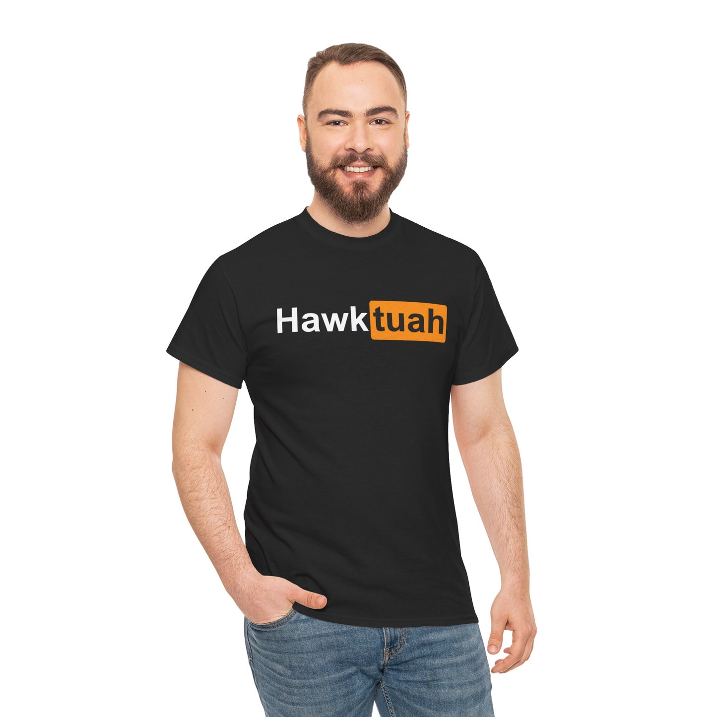 Hawk Tuah Unisex Heavy Cotton Tee
