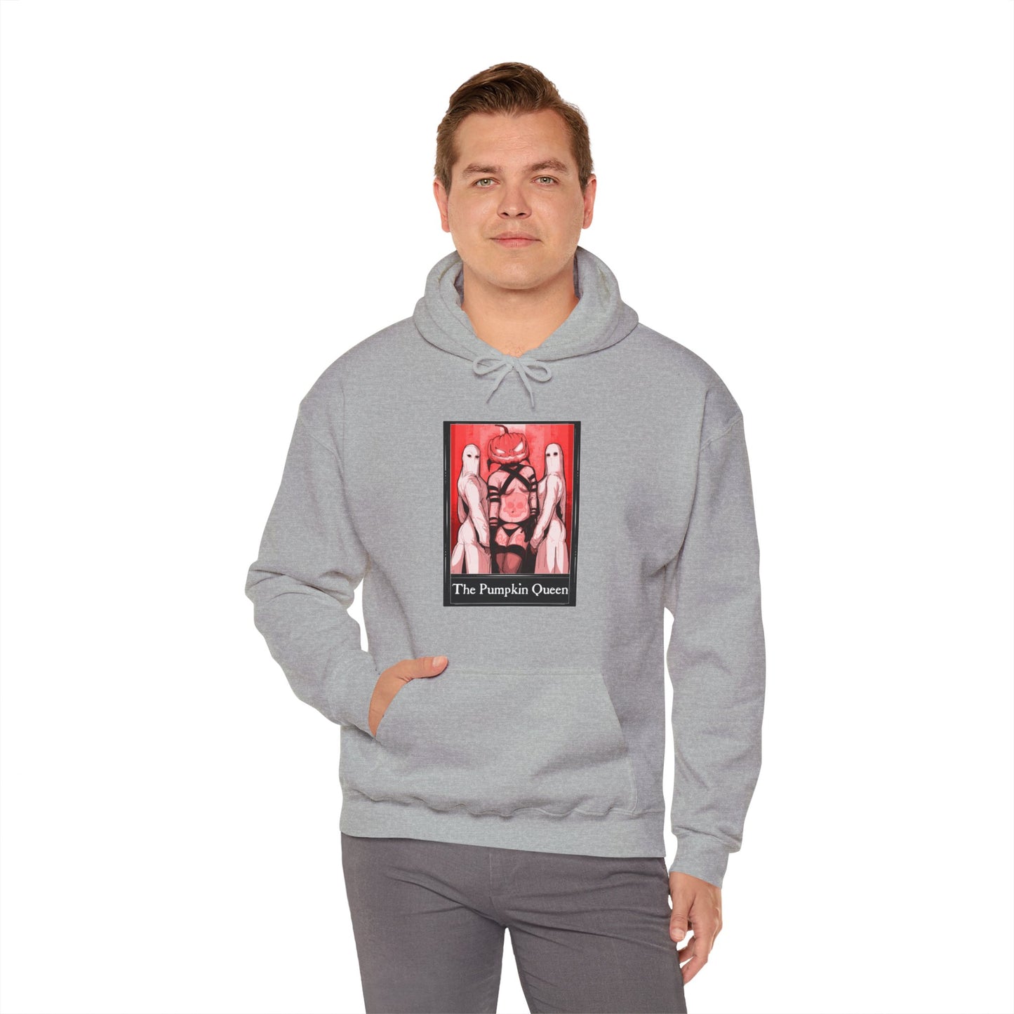 The Pumpkin Queen Tarot Unisex Heavy Blend Hooded Sweatshirt