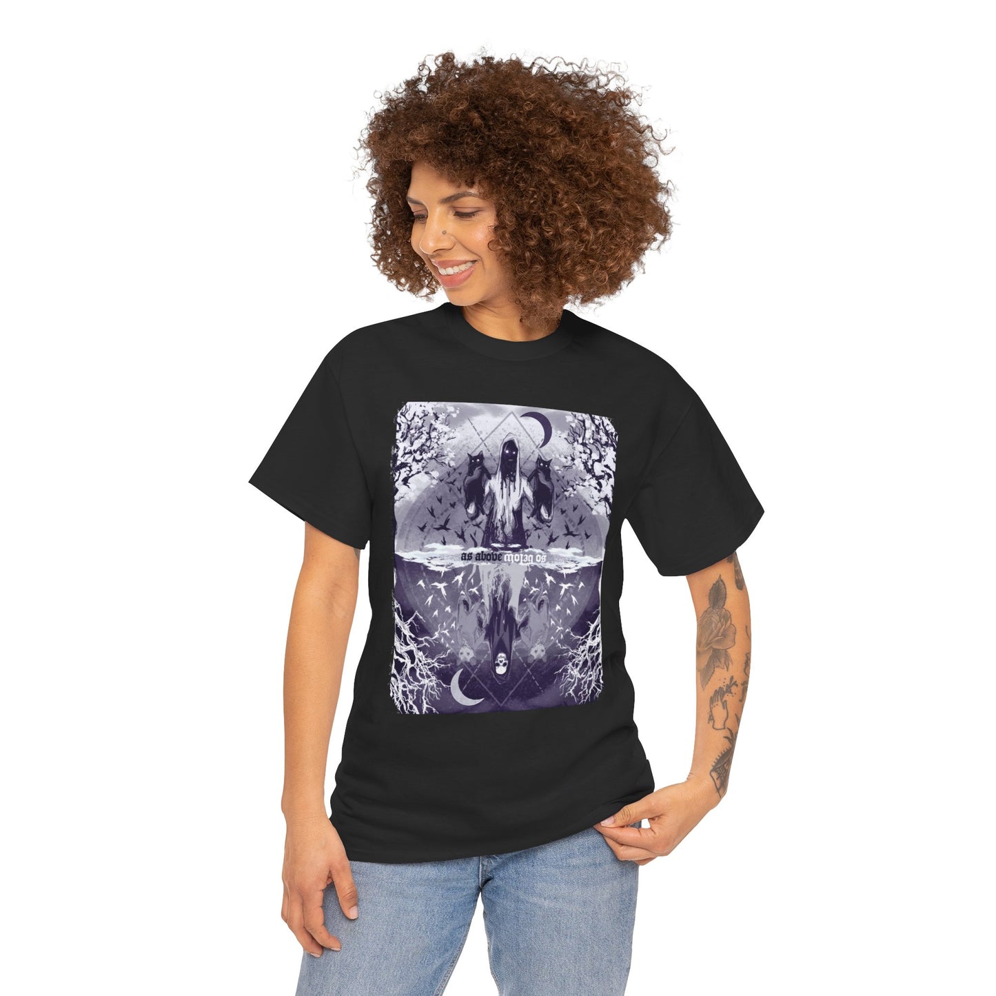As Above So Below Unisex Heavy Cotton Tee