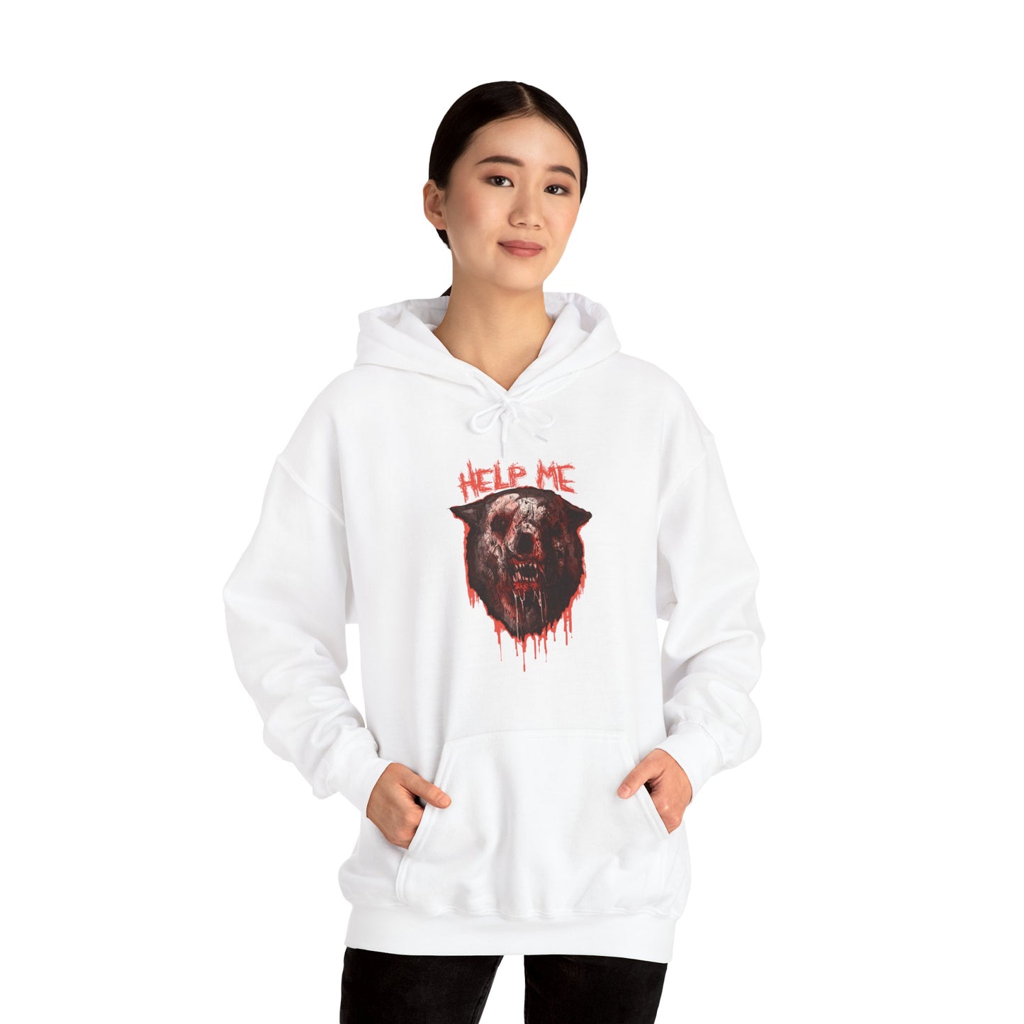 Shimmer Bear Unisex Heavy Blend Hooded Sweatshirt