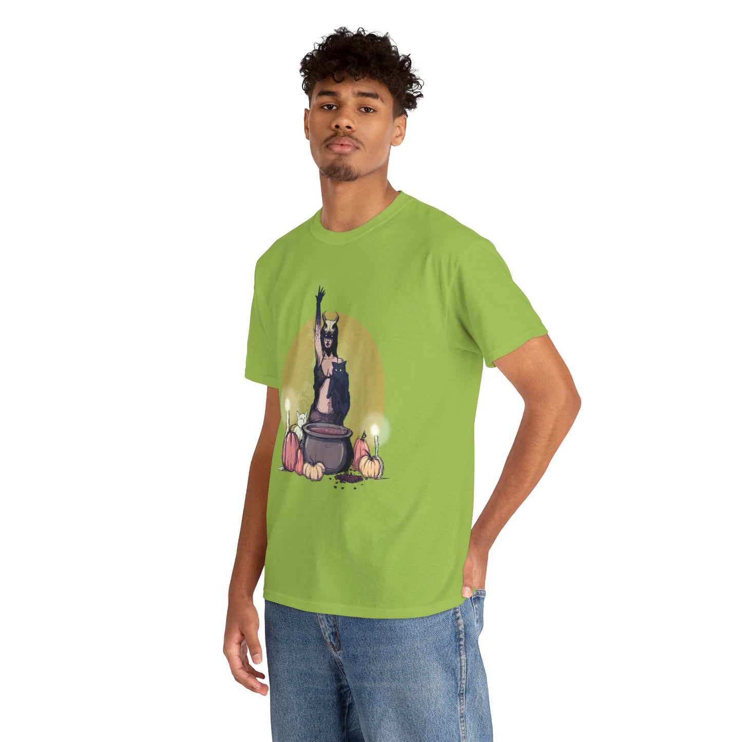 Coffee Witch Unisex Heavy Cotton Tee