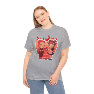 Love Is Hell Unisex Heavy Cotton Tee