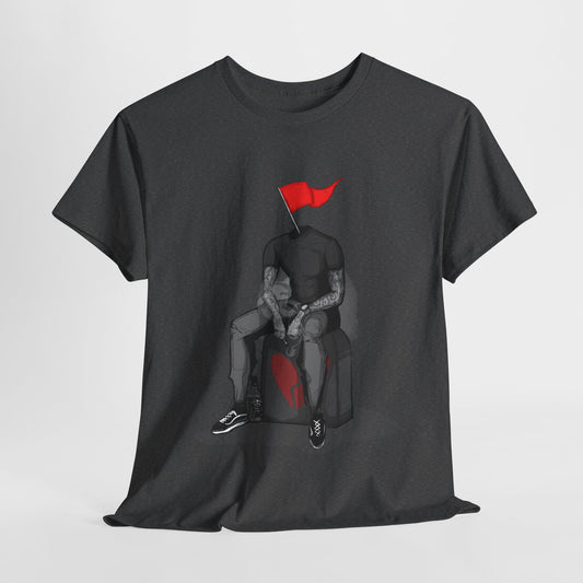Red Flag Male Unisex Heavy Cotton Tee