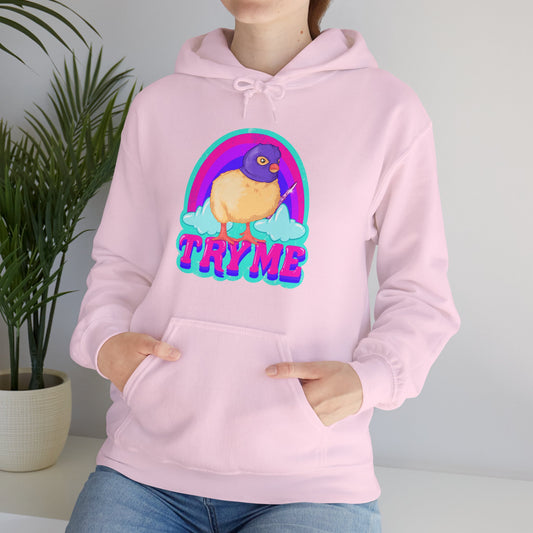 Try Me Unisex Heavy Blend Hooded Sweatshirt