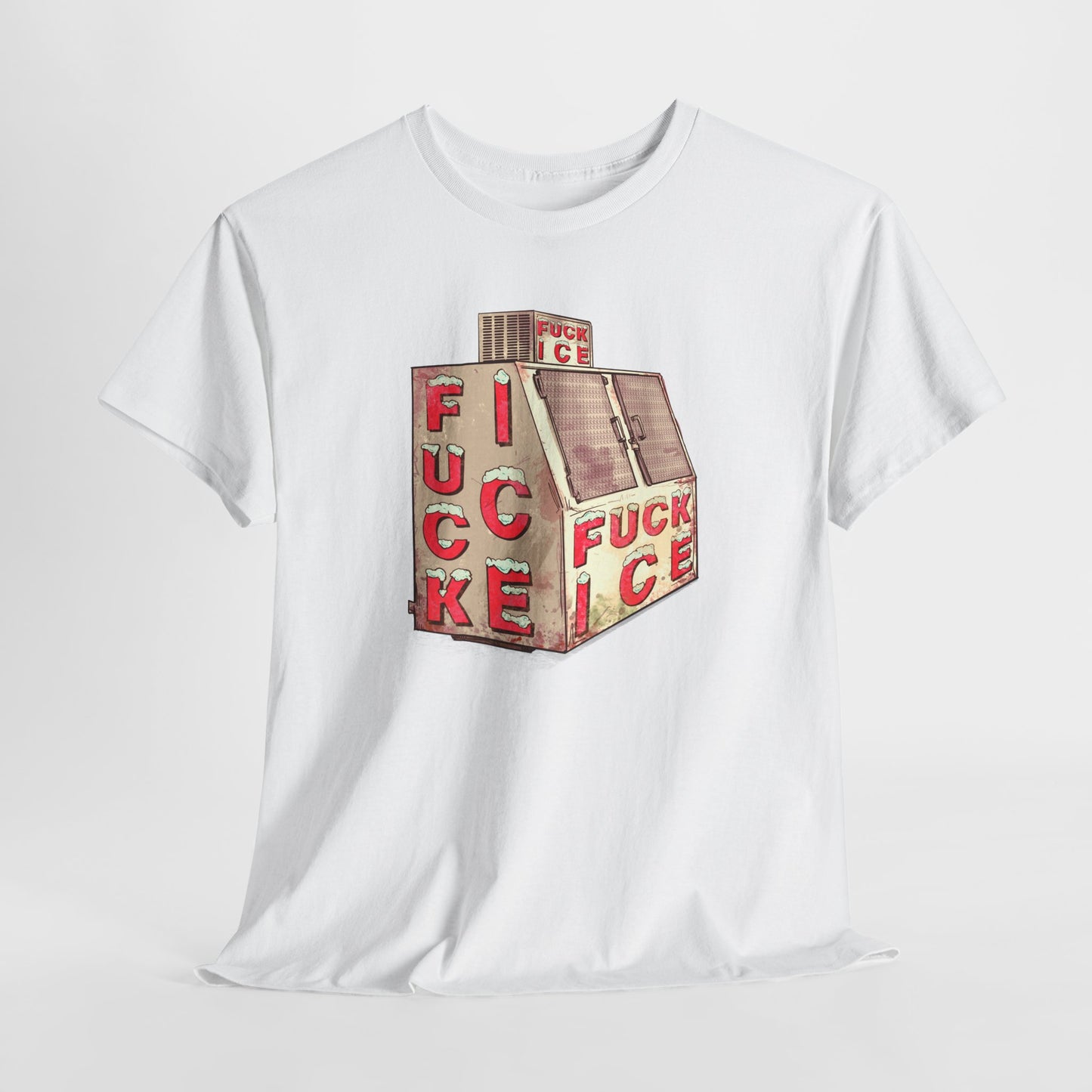 Ice Freezer Unisex Heavy Cotton Tee