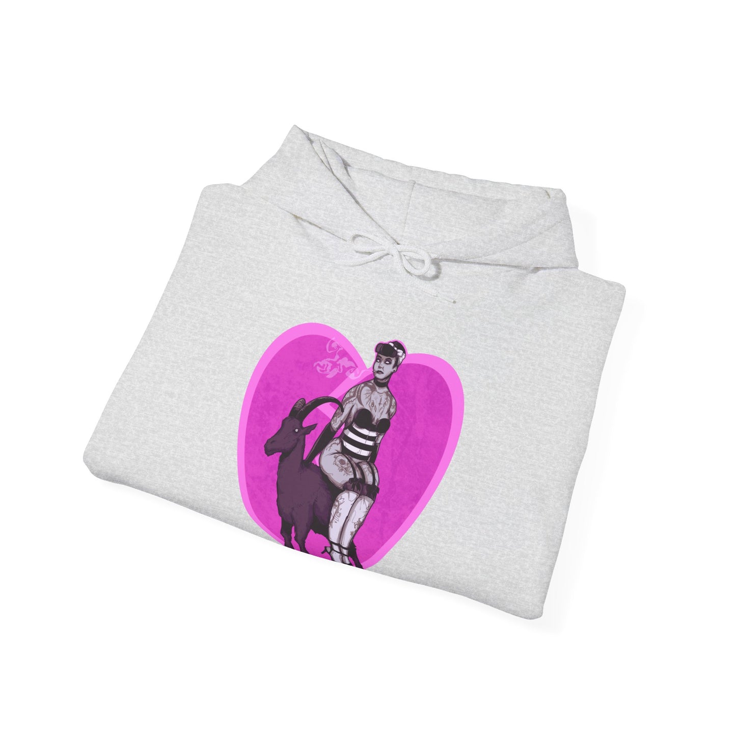 Goth Pinup Unisex Heavy Blend Hooded Sweatshirt