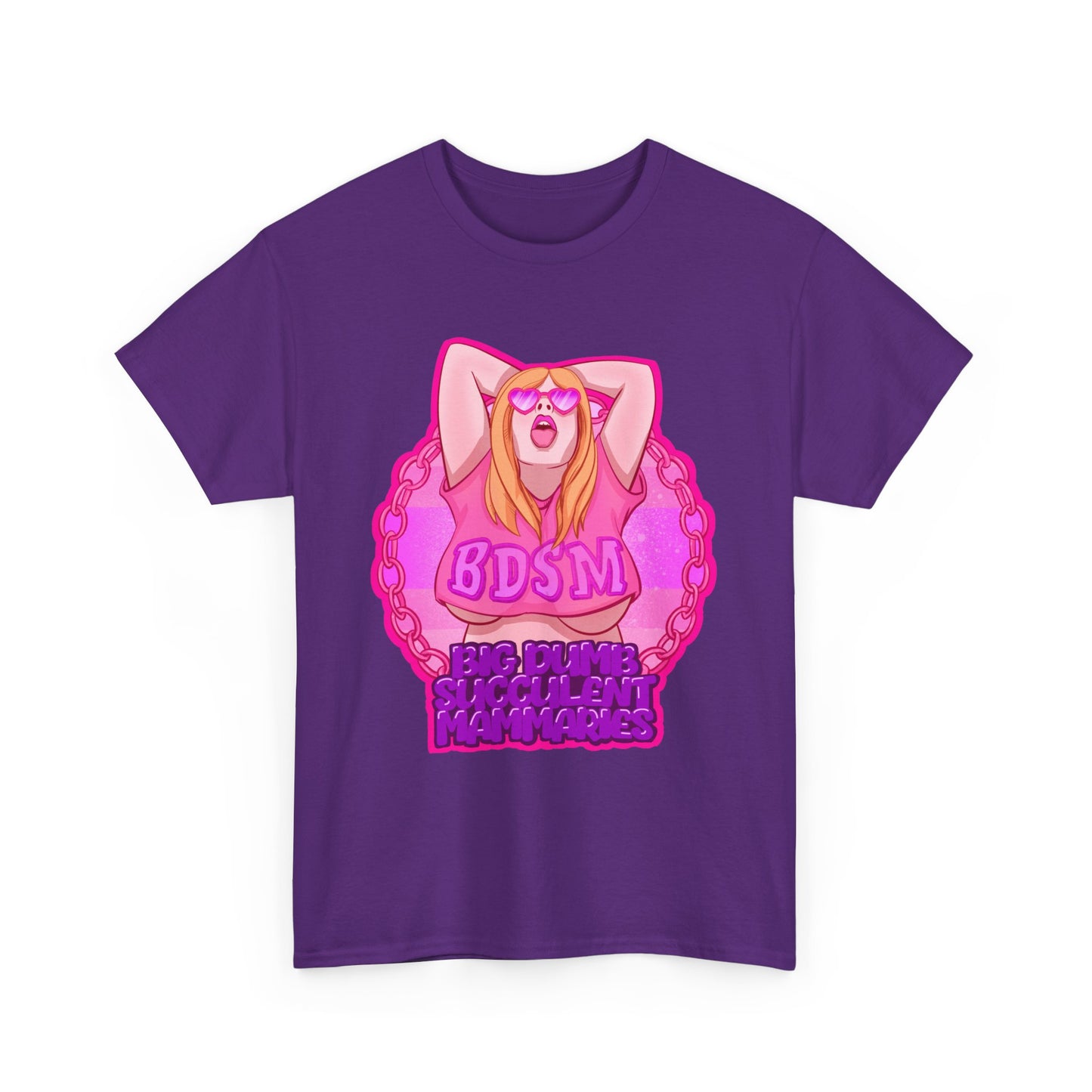 Big Dumb Succulent Mammaries Unisex Heavy Cotton Tee
