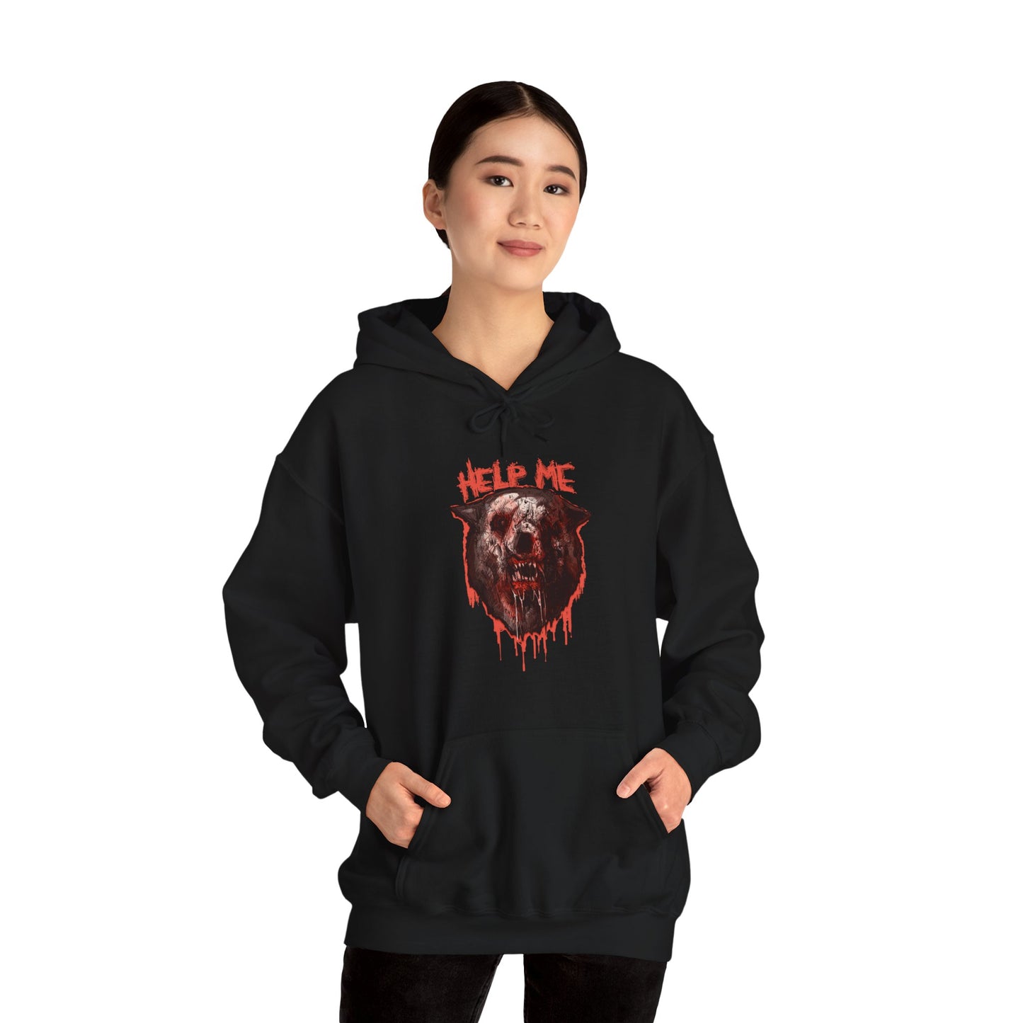 Shimmer Bear Unisex Heavy Blend Hooded Sweatshirt