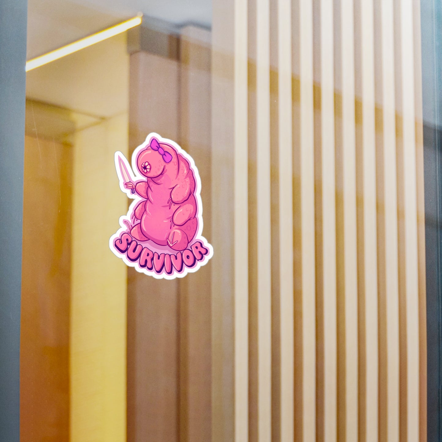 Tardigrade Survivor Kiss-Cut Vinyl Decal