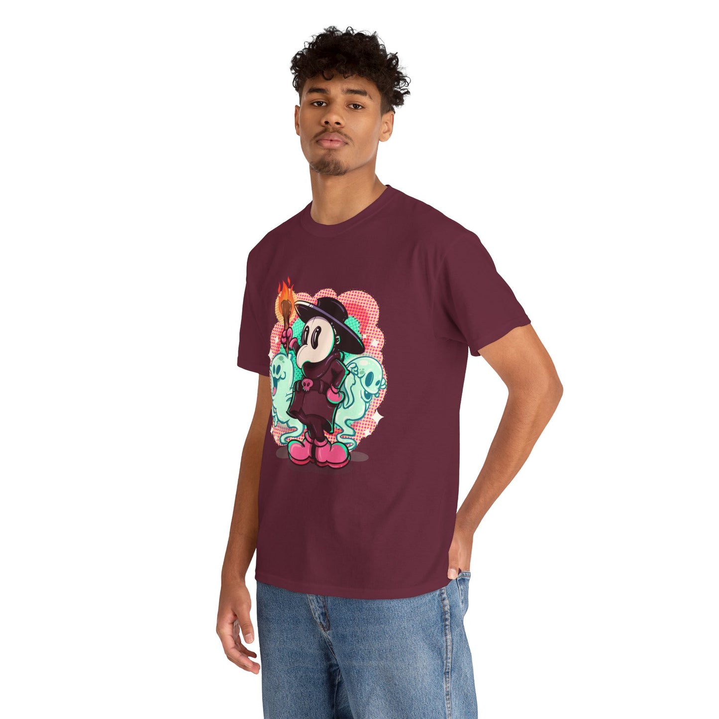 Rubber Hose Plague Doctor Unisex Heavy Cotton Tee