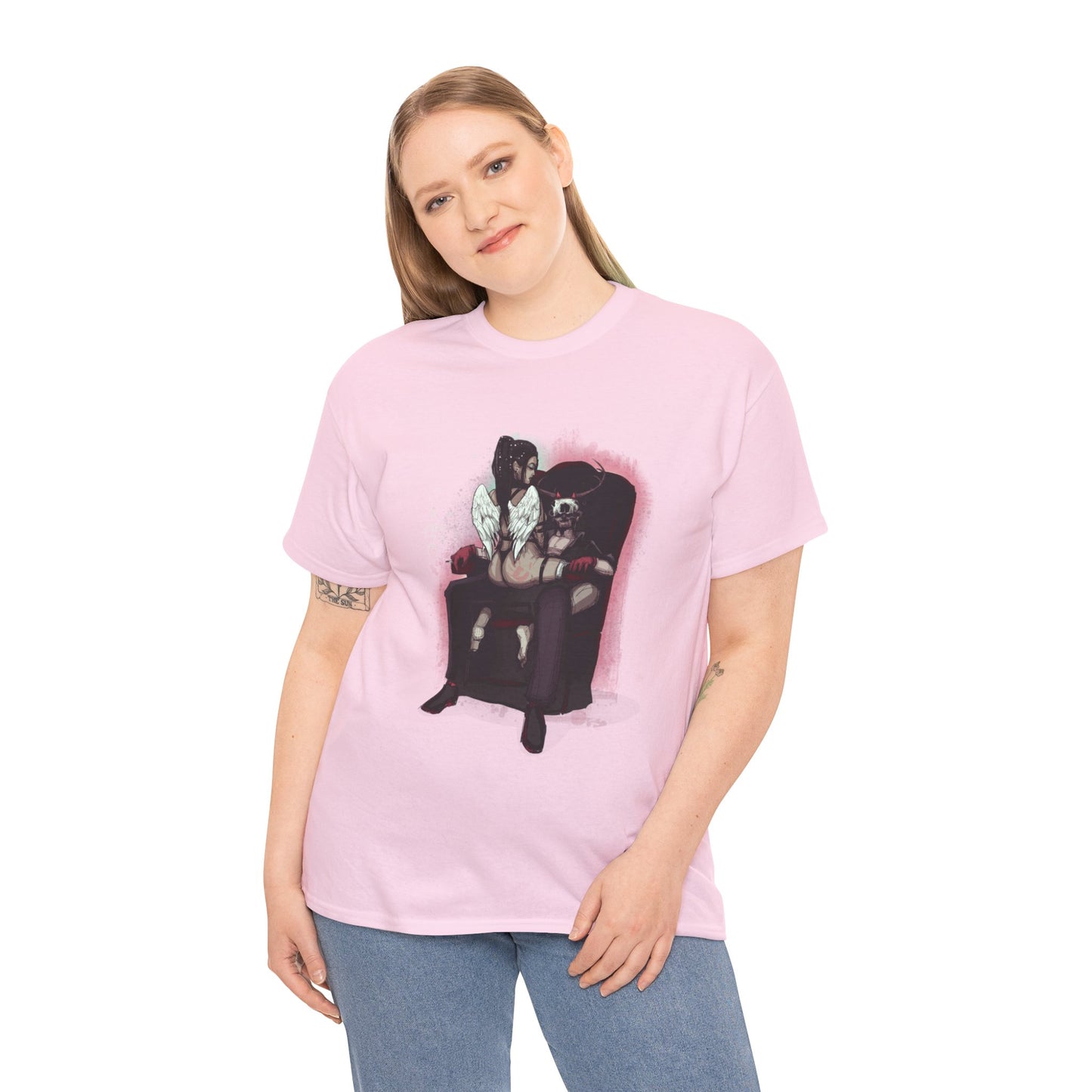 Deer Daddy Series 9: Angels & Demons Unisex Heavy Cotton Tee