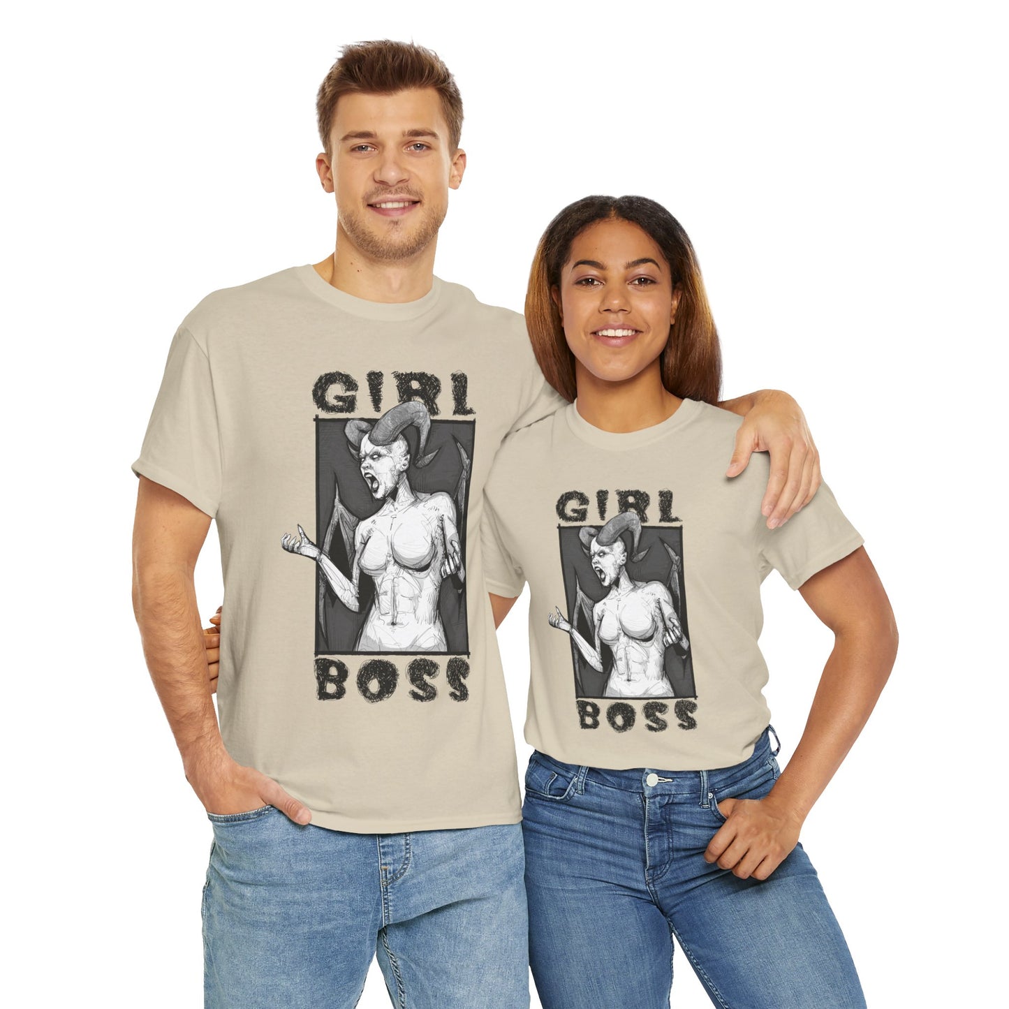 Girl Boss Unisex Heavy Cotton Tee