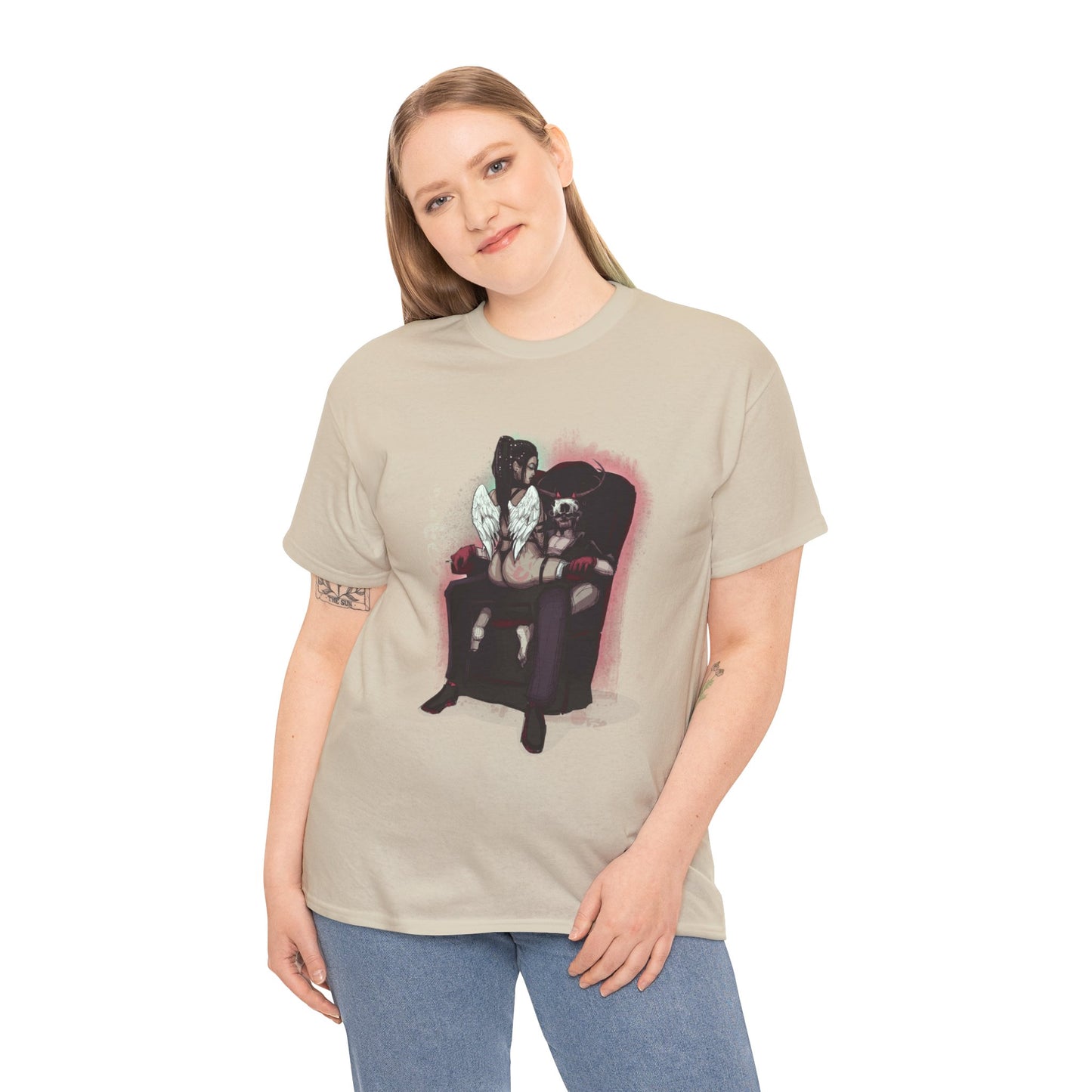Deer Daddy Series 9: Angels & Demons Unisex Heavy Cotton Tee