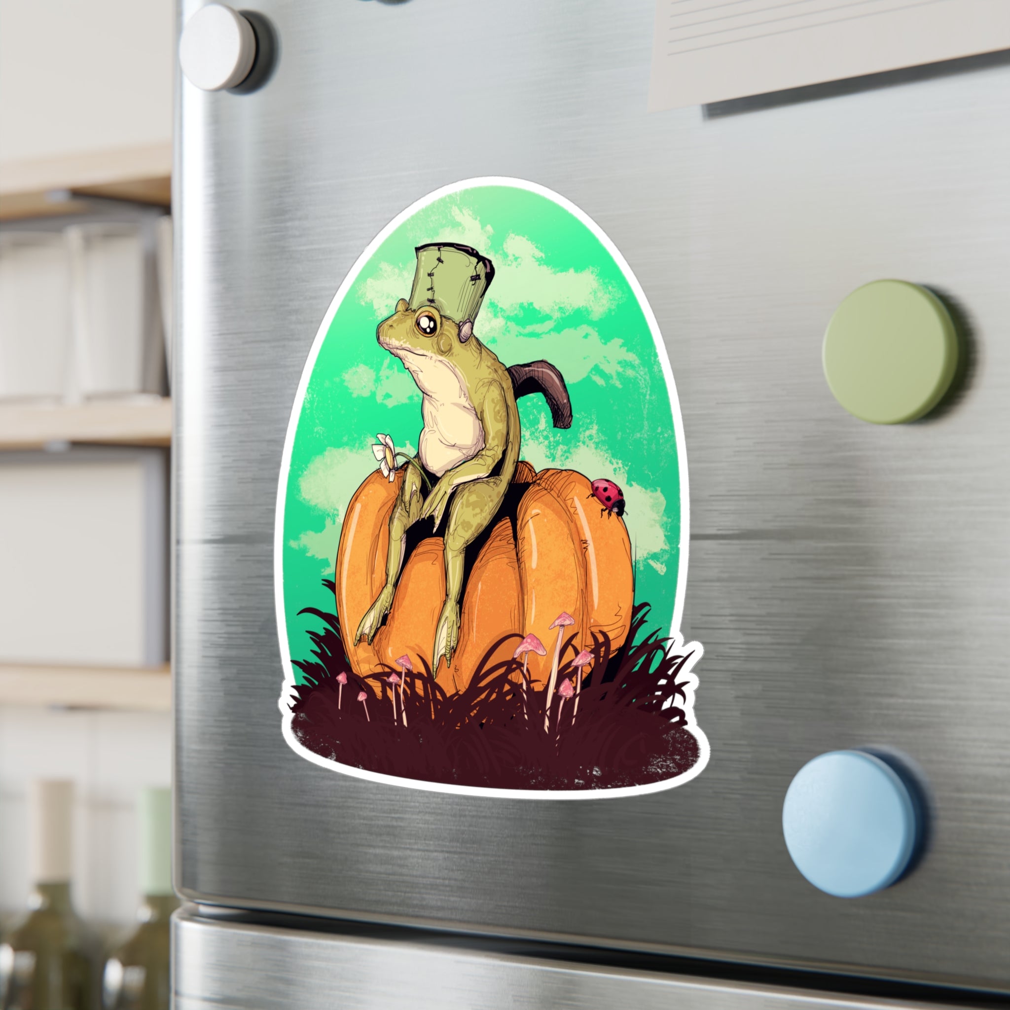 Frogenstein Frogenstein Kiss-Cut Vinyl Decal – Ludwig Van Bacon
