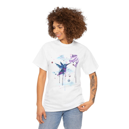 Hummingbird Skeleton Unisex Heavy Cotton Tee