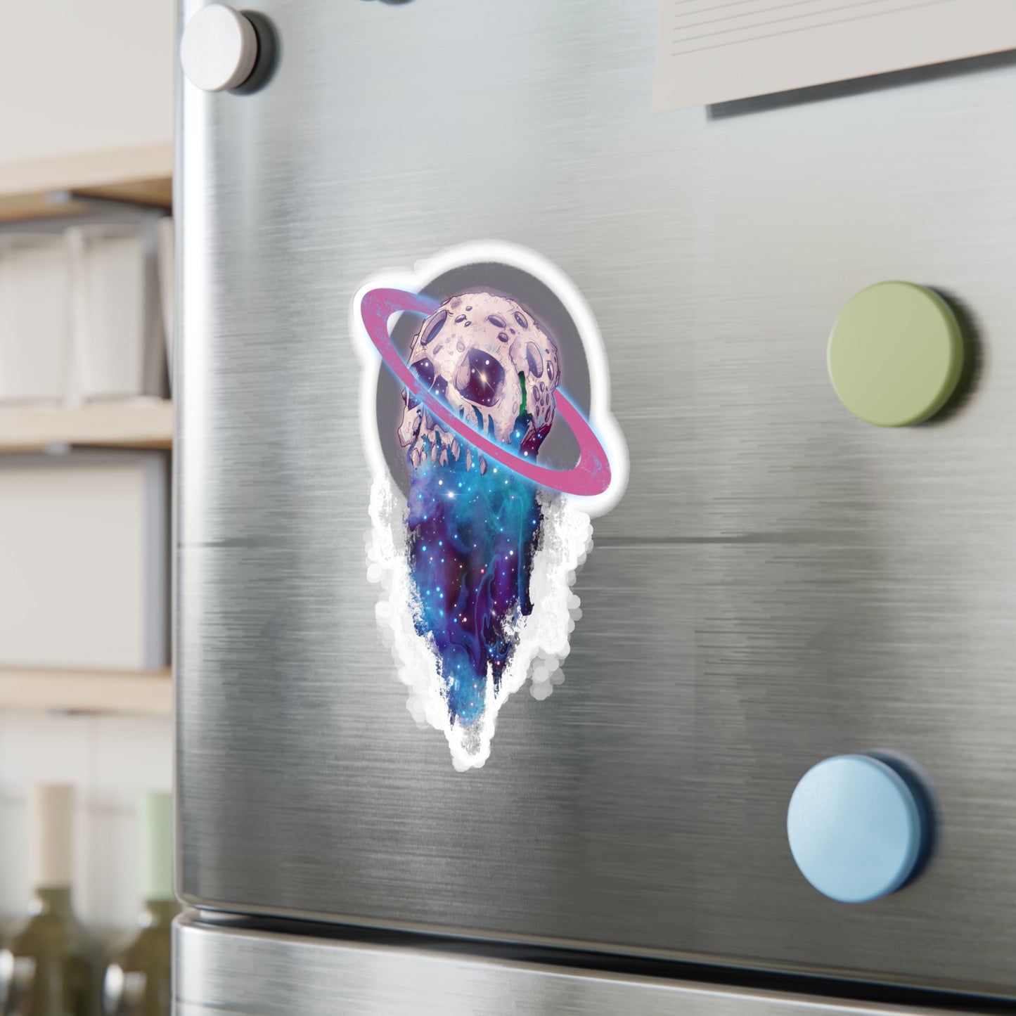 Elemental Skull Space Kiss-Cut Vinyl Decal
