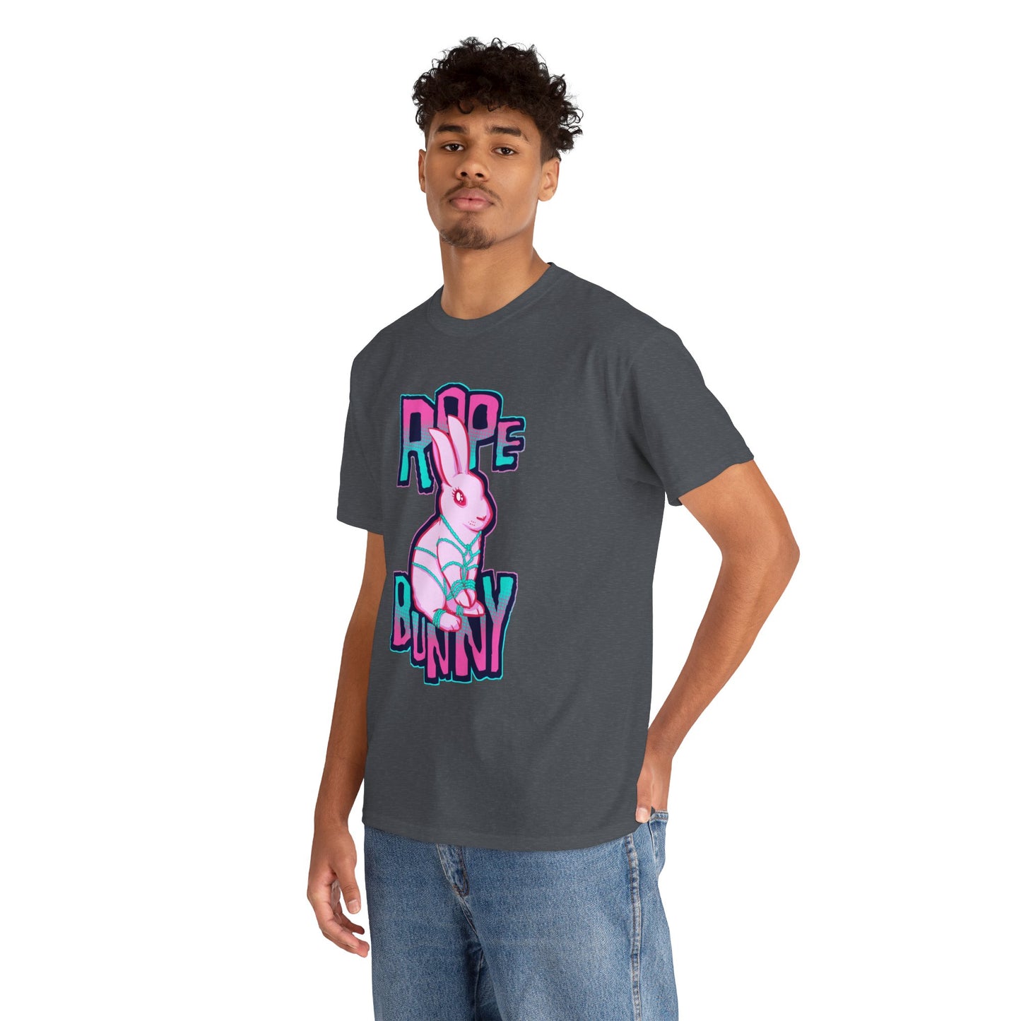 Rope Bunny Unisex Heavy Cotton Tee