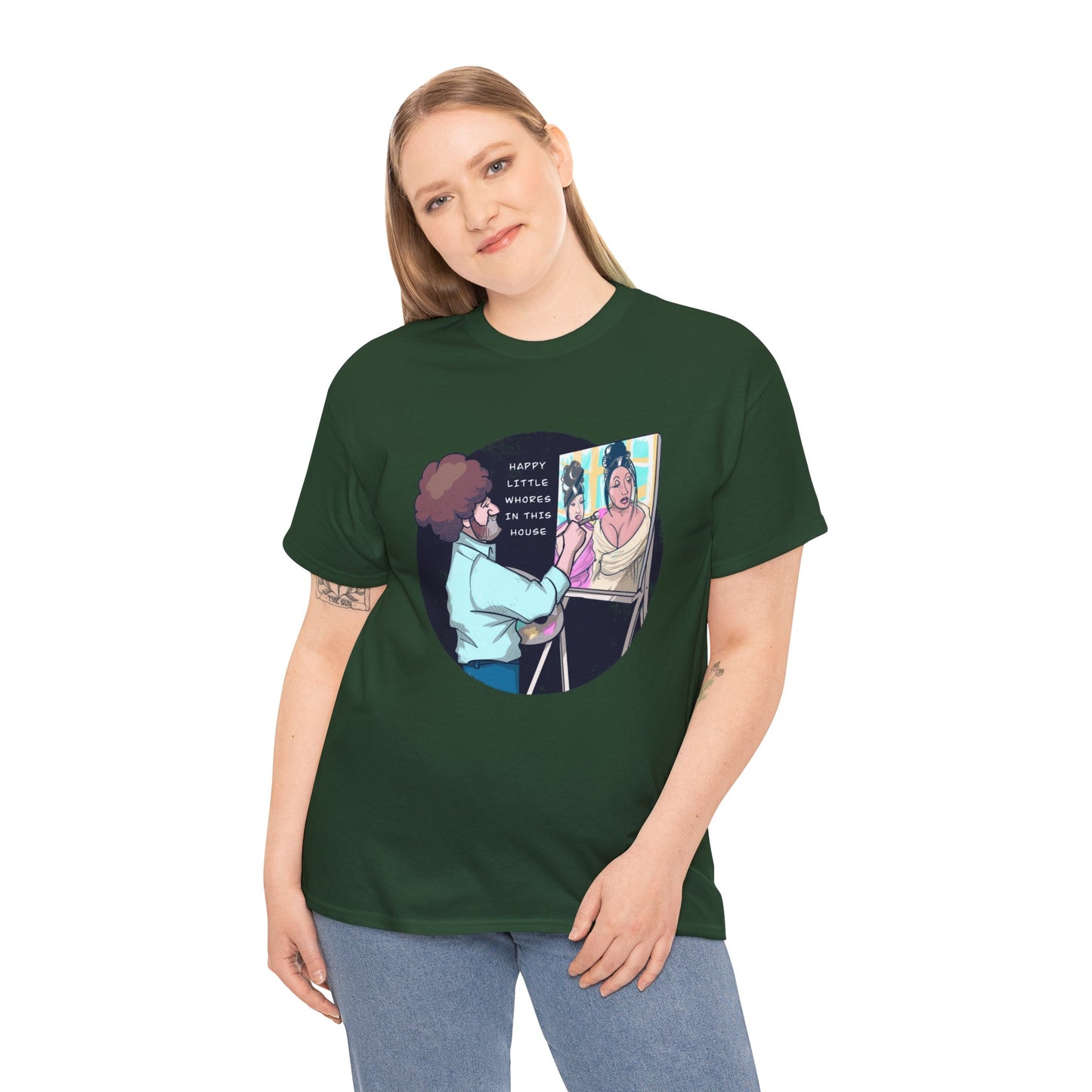 Wet Ass Paint Unisex Heavy Cotton Patreon Tee