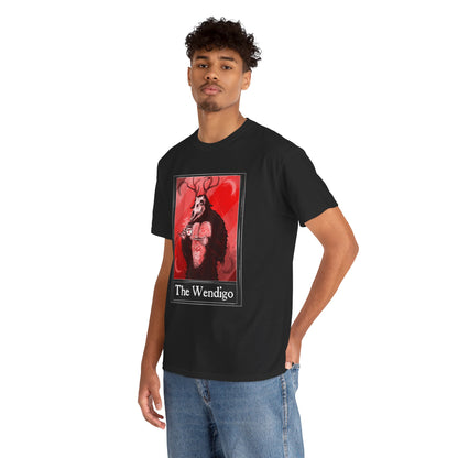 The Wendigo Tarot  (Front & Back Print) Unisex Heavy Cotton Tee