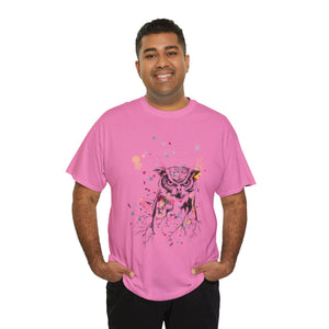 Owl Watercolor Unisex Heavy Cotton Tee