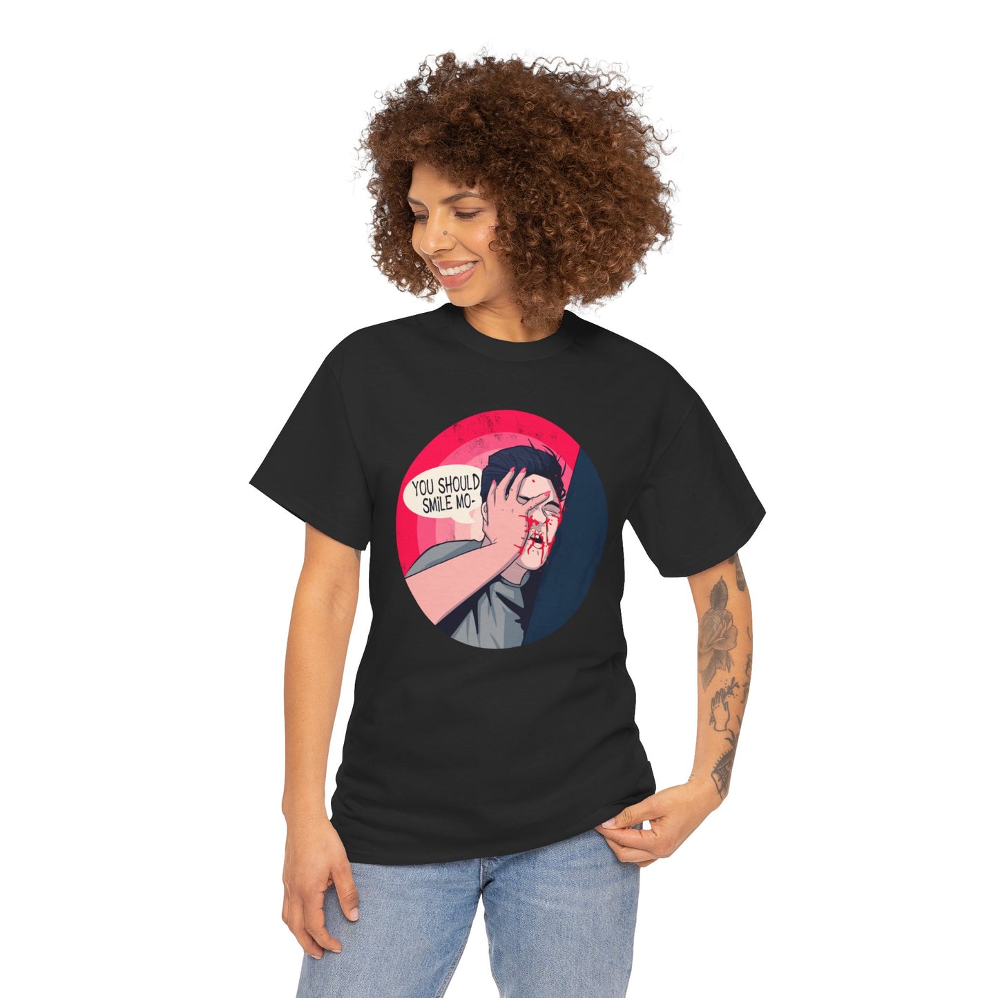 Smile Unisex Heavy Cotton Tee
