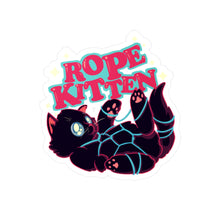 Rope Kitten Kiss-Cut Vinyl Decal