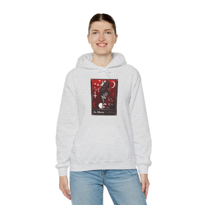 As Above So Below Tarot Unisex Heavy Blend Hooded Sweatshirt
