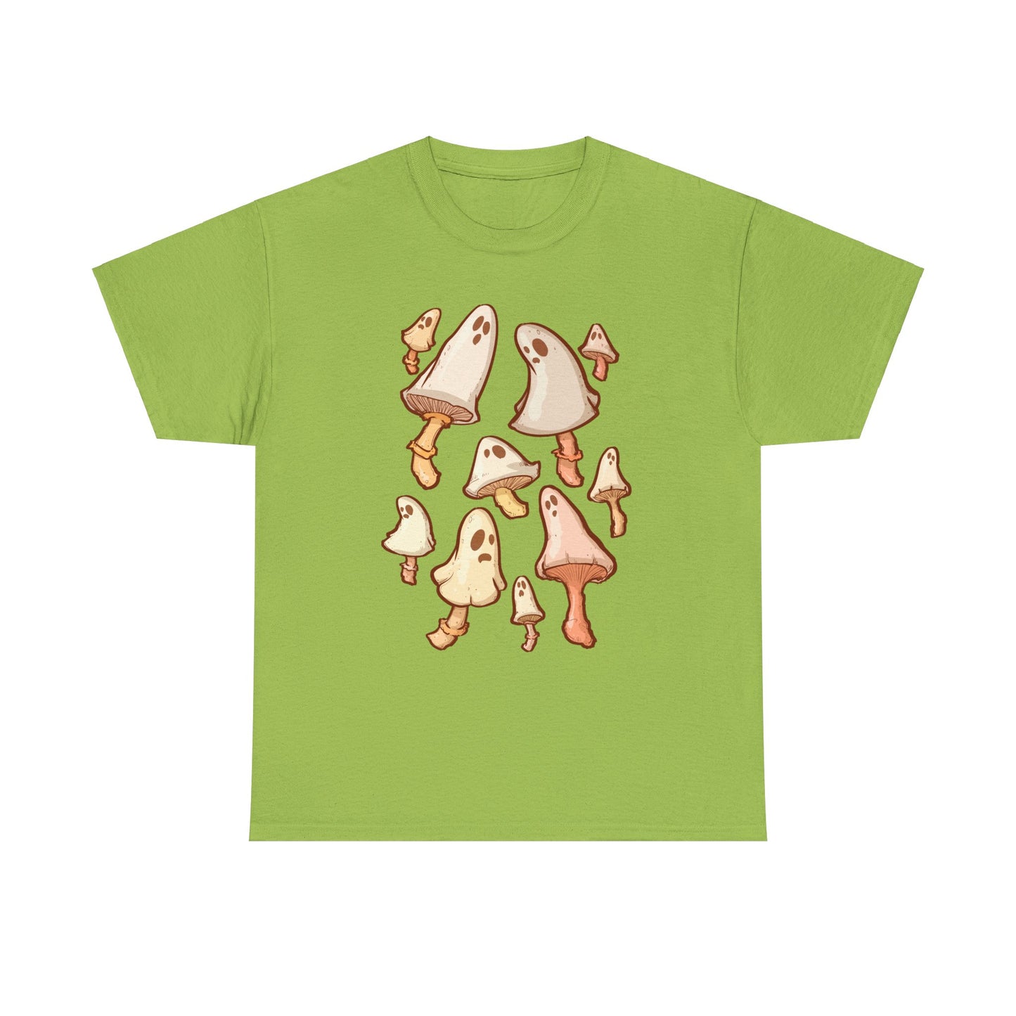Spooky Mushrooms Unisex Heavy Cotton Tee