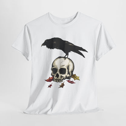 Crow Skull Unisex Heavy Cotton Tee