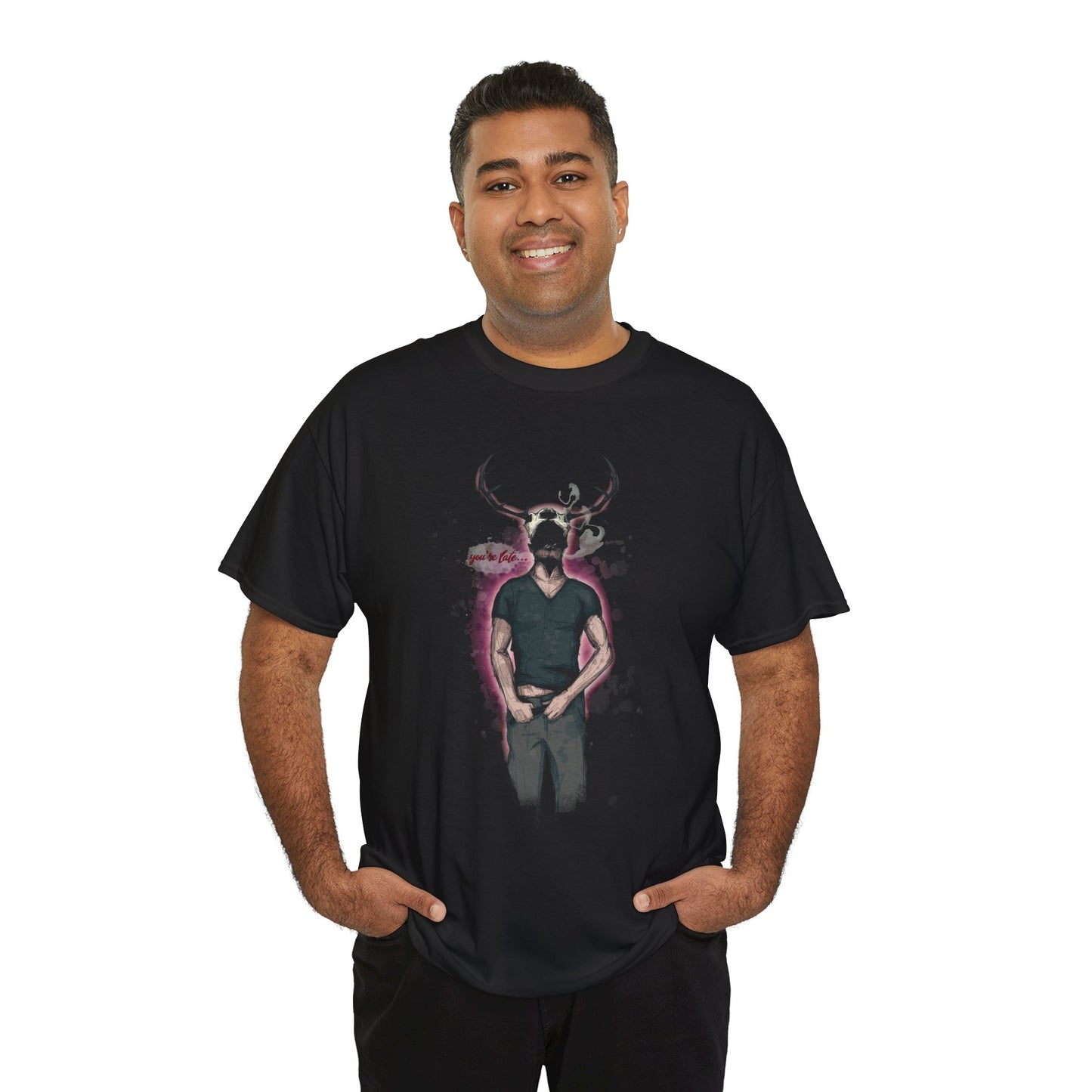 Deer Daddy Series 5: Youre Late Unisex Heavy Cotton Tee
