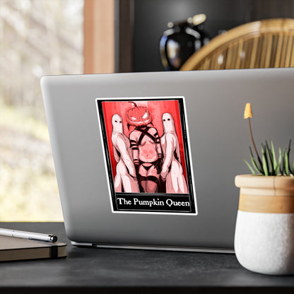 The Pumpkin Queen Tarot Kiss-Cut Vinyl Decal
