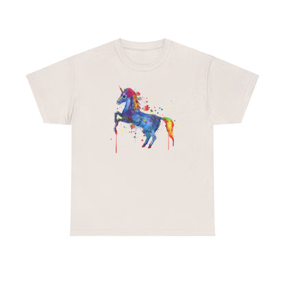 Unicorn Skeleton Unisex Heavy Cotton Tee
