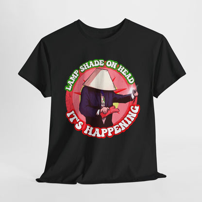 Lampshade On Head Unisex Heavy Cotton Tee
