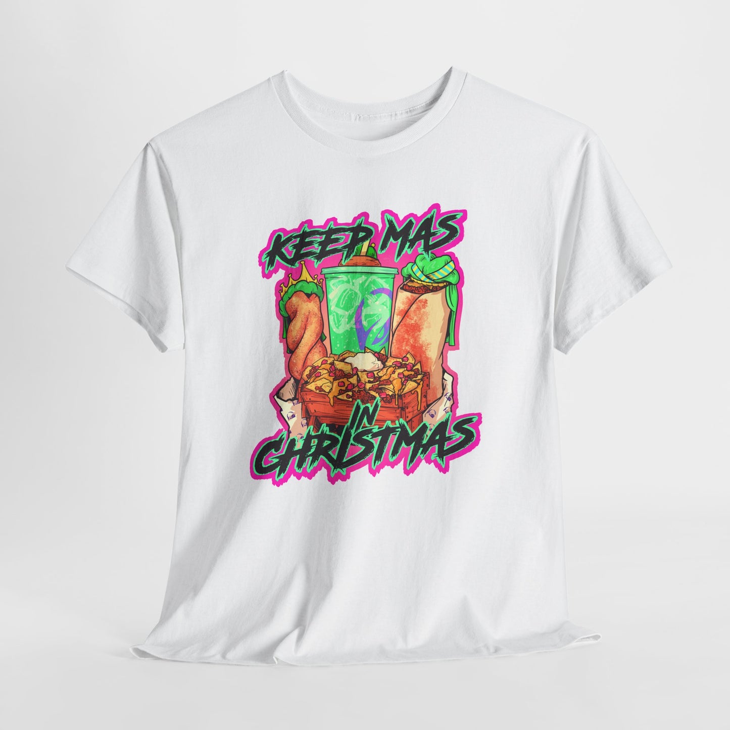 Keep Mas In Christmas Unisex Heavy Cotton Tee