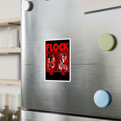 Flock Kiss-Cut Vinyl Decal