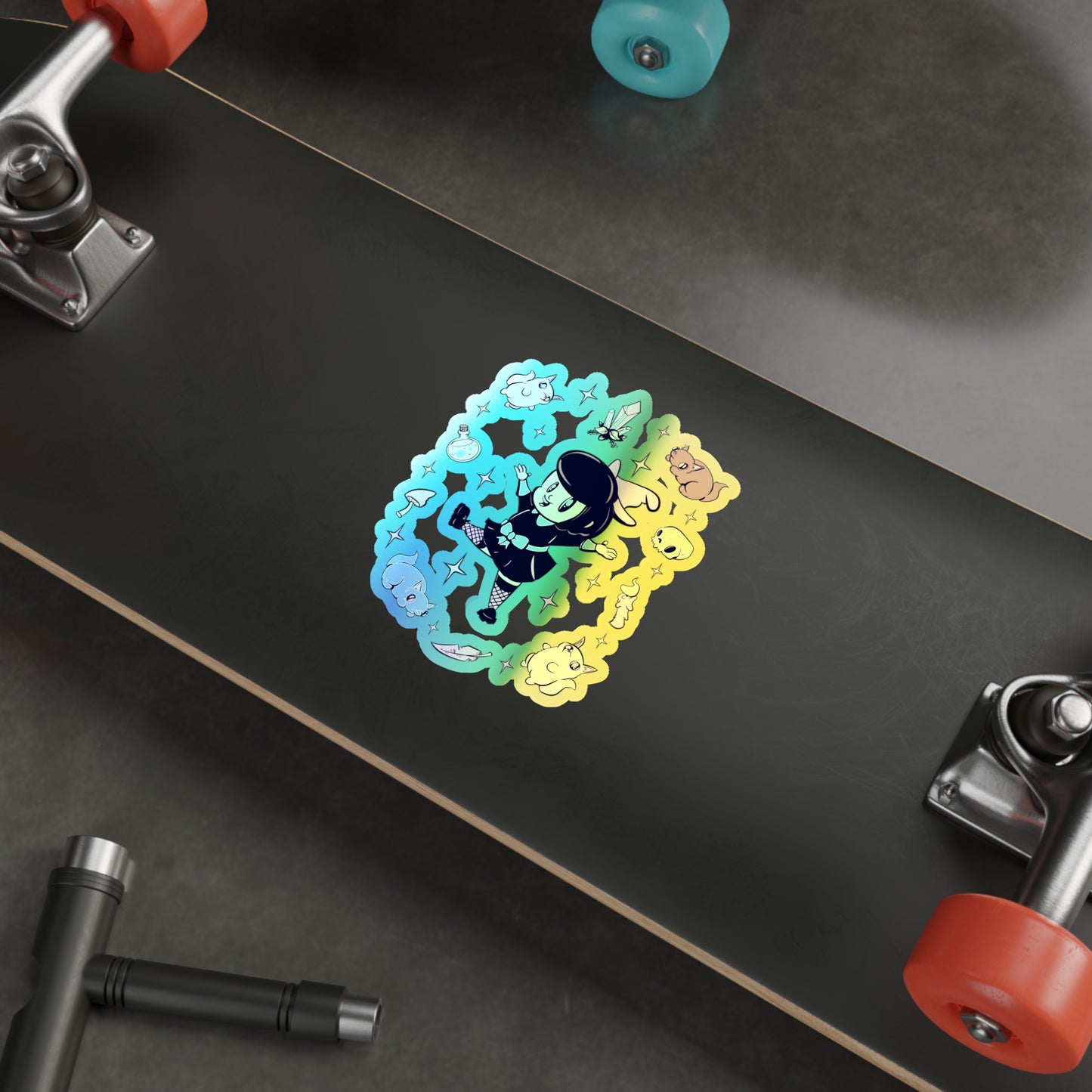 Tools Of The Trade Holographic Die-cut Stickers