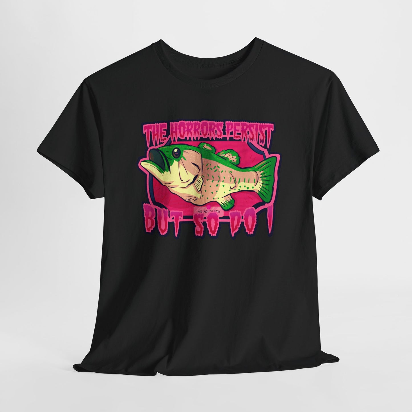 The Horrors Persist Fish Unisex Heavy Cotton Tee